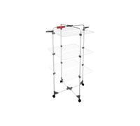 Vileda Sèche-linge tour Mixer 3 – 30 m, acier blanc, 71×71×132 cm – 157243