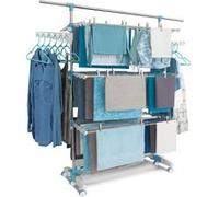 MARKET Séchoir modulable - Blanc/Bleu