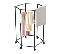 Séchoir à vêtements hexagonal pour le séchage | Cintre pour économiser de l'espace - Organisation et rangement pour chambre à coucher, dortoir, balcon, extérieur, intérieur