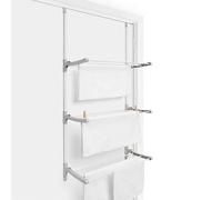 Séchoir De Porte - RAYEN - 3 Ailes - Séchage De 6.5m - Blanc et gris
