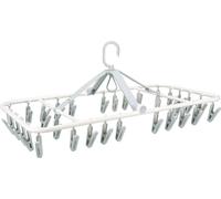 Séchoir en acier inoxydable pour vêtements - 32 clips - vêtements de bébé serviettes