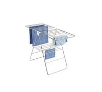 - Séchoir étendoir en acier ajustable Flex - 15 m d'étandage - Blanc - Flex