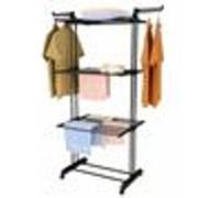 Séchoir multifonctions d'étendage Herzberg HG8034-BB noir 20m Noir G