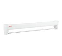 Séchoir mural Leifheit Telegant 36 Protect Plus 83201, étendoir mural dépliable avec 5 barres de 72cm, matériau inoxydable, blanc