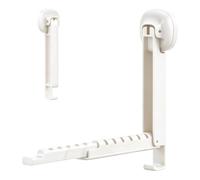 Séchoir mural pliable, rétractable, portable, résistant à la rouille | Étendoir à linge pliable pour chambre à coucher, voyage, dortoir, porte, hôtel, intérieur, extérieur, camping