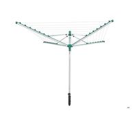 Séchoir parapluie Leifheit Linomatic V400 85210, étendoir jardin avec fils rétractables et 40m d'étendage, système Easy-Lift, vert