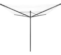 Séchoir parapluie pour l'extérieur - 50 m de corde à linge - durable et stable - manchette de support et housse de protection incluses