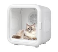 Séchoir portable pour animaux de compagnie, sèche-linge automatique silencieux pour chats et chiens, séchage complet à 360 °, température réglable de 22 à 45 °C, machine de séchage à faible bruit pour