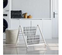 vidaXL Séchoir à linge pour baignoire Extensible 53-90 cm Aluminium