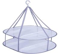 Séchoir suspendu pour sweat à double épaisseur - étagère de séchage pliable pour un séchage à plat - cintre en maille pour les pulls délicats et les maillots de bain