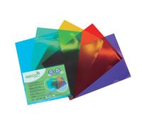 Seco Pochettes coins A4 en polypropylène 12/100° grainé - Coloris assortis - Paquet de 25