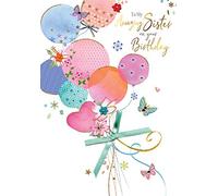 Second Nature Carte d'anniversaire pour sœur « To My Amazing Sister on your Birthday ».