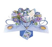 Second Nature Carte de vœux pop-up 3D avec inscription « Happy Birthday Just For You »