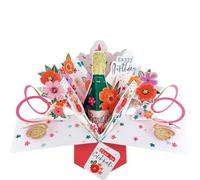 Second Nature Carte de vœux pop-up 3D Motif Prosecco