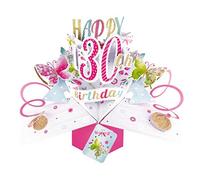 Second Nature Carte de vœux pop-up 3D pour 30e anniversaire