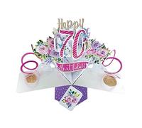 Second Nature Carte de vœux pop-up 3D pour 70e anniversaire