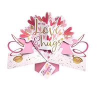 Second Nature MPOP026 Carte pop-up pour la fête des mères Inscription With Love and Hugs