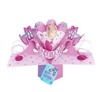 Second Nature Pop Ups Ballerine petite-fille carte d'anniversaire