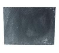Secret de Gourmet - Assiette de Présentation Ardoise 40cm Gris Gris G