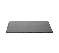 Lot de 6 Assiettes Plates Ardoise 30cm Gris