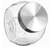 Secret de gourmet - Bocal à Bonbons Verre/INOX 2,1L