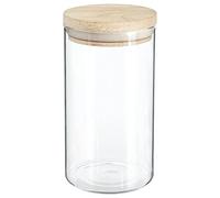 Secret de gourmet - Bocal Verre et Bois hermétique 1L