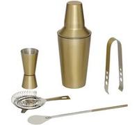 Coffret à Cocktails 5 pièces Gold 19cm Doré