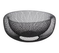 Secret de Gourmet - Corbeille à fruits design Mesh - Diam. 27 cm - Noir
