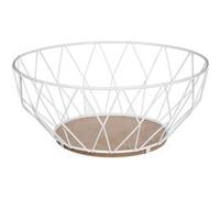 SG Secret de Gourmet CORBEILLE LOSANGE BLANC 28CM