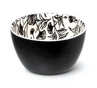 Secret de Gourmet Ensemble pour apéritif avec motif floral blanc - 4 pièces