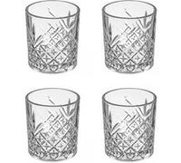 Pasabahce Verres à whisky 52790 Timeless aspect cristal 345 ml - lot de 4