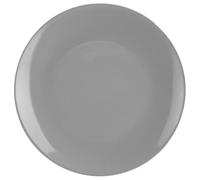 Secret de Gourmet - Lot de 6 Assiettes Plates Colorama 26cm Gris