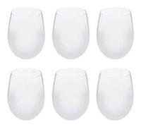 Secret de Gourmet - Lot de 6 Gobelets Bas "Givrés" 54cl Transparent Transparent G