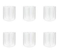 Secret de Gourmet - Tasse à café expresso en Verre Double Paroi 10 ollection Dolci e forte