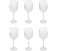 Secret de Gourmet - Lot de 6 Verres à Vin "Givrés" 38cl Transparent Transparent G
