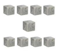 Secret de Gourmet - Lot de 9 Pierres à Whisky Glaçons 2cm Gris Gris G