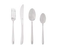 Secret de Gourmet - Ménagère inox 24 pièces orba, acier inoxydable, dimensions l. 16.5 x l. 6.5 x h. 27.5 cm
