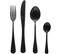 Secret de Gourmet – Set de couverts Shadow – 16 pièces inox effet mat Noir