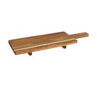 Planche de Présentation sur Pied ""Acacia"" 70cm Marron