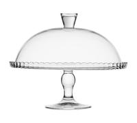 Secret de Gourmet - Présentoir à Gâteau sur Pied Lara 32cm Transparent