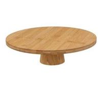 Secret de Gourmet – Présentoir à gâteaux rond Bambou 28 cm Beige