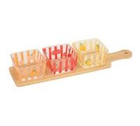 Secret de Gourmet - Service Apéritif 4 Pièces "Fruity" 40cm Multicolore Multicolore