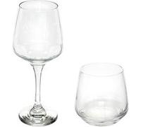 Service de Verre 12 Pièces ""Elya"" 19cm Transparent