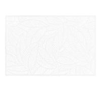 Secret de Gourmet - Set de Table Design "Eda" 30x45cm Argent Argent G