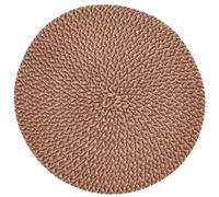 Set de Table Tressé Déco Irisé 38cm Chocolat