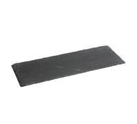 Secret de gourmet SG Lot De 6 Assiettes En Ardoise - L 30 X L 11 Cm - Noir