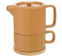Secret de Gourmet - Théière avec Tasse "Nature" 40cl Ocre Jaune