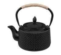 Secret de Gourmet - Théière en Fonte "Flora" 1L Noir
