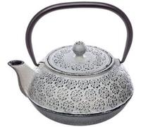 Secret de Gourmet Théière avec passoire Folk fonte blanche grise noire 1000 ml