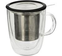 Paris Prix Tisanière double paroi Forte – Tasse en verre avec infuseur 30 cl Transparent